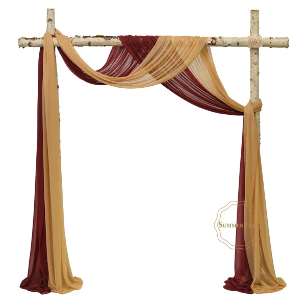 kf-Hb7ed9e6ad3c64557b431f1e741b275c7J Tissu Mousseline de Soie pour Mariage