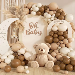 Baby Shower Beige Marron