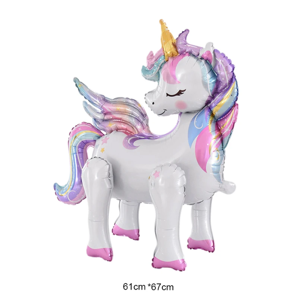 S3536d2848e544f80af0959d21f342063p Grand Ballon en Forme de Licorne, Éléphant et Lion – 67 cm