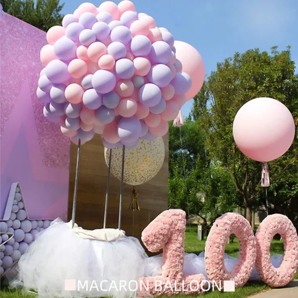 kf-Hc83bd07649ea4824a922cdedccebc209x Lot de 30/50 Ballons Pastel Macaron – Déco Douce et Tendance