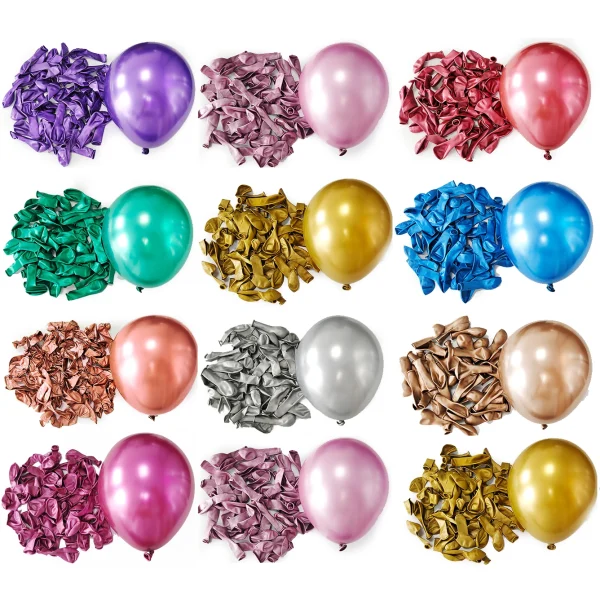kf-Sd2b9dfa754e44578a4aaae4c899d8cd7T Lot de 10/30/50 Ballons Métalliques Chromés – Brillance Intense