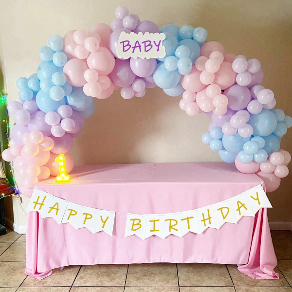 S8af5a6e04ced4fd3964c9cb641fc87b9R Kit de Cadre en Arc de Ballons de Réglable