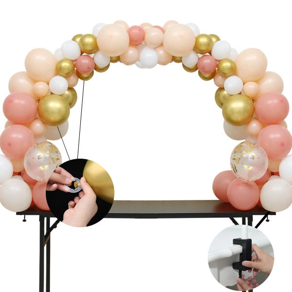 Sb3a3d74a5df54752a3dbd28ae3aa5574K Kit de Cadre en Arc de Ballons de Réglable