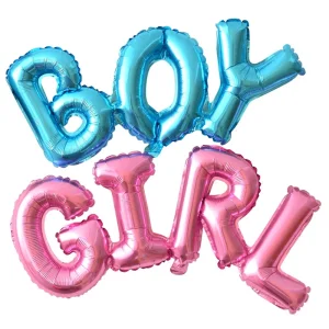 Ballon Aluminium "GIRL/BOY" – 106 cm