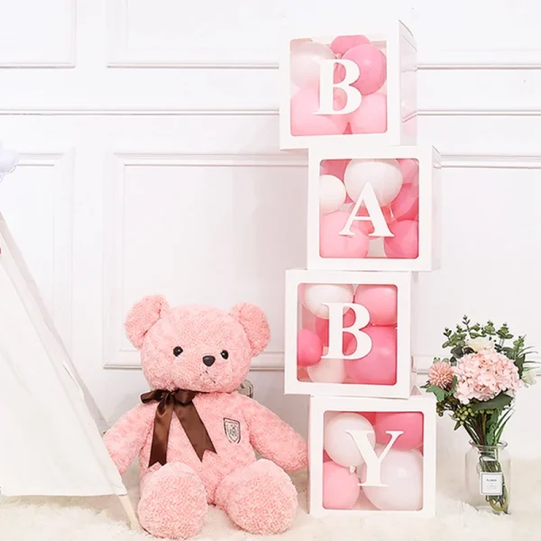 kf-HTB1LmZ.aHr1gK0jSZR0q6zP8XXaI Pack de Lettres "BABY" – Boîte à Ballons Décorative