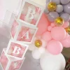 kf-S61780599d93e44b2b3d504d71a26bd31T Pack de Lettres "BABY" – Boîte à Ballons Décorative