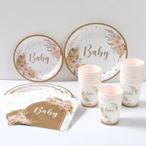 Couvert "Baby" – Assiettes, Gobelets et Serviettes