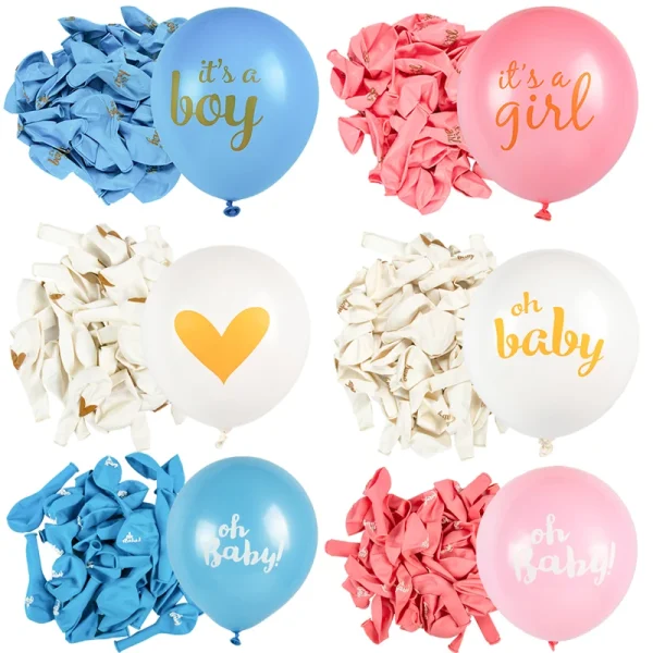 kf-Se0d1964d20a84417b47752bb040971d6e Pack de 10 Ballons "It's a Boy/Girl"