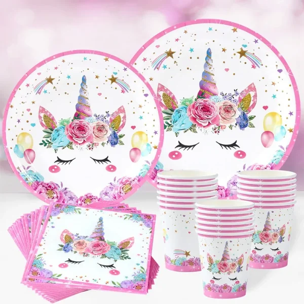 Nappe licorne arc-en-ciel PE, thème licorne heureuse, décorations de fête d'anniversaire, cadeaux pour enfants, couverture de Table, fournitures de réception-cadeau pour bébé pour filles