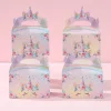 Nappe licorne arc-en-ciel PE, thème licorne heureuse, décorations de fête d'anniversaire, cadeaux pour enfants, couverture de Table, fournitures de réception-cadeau pour bébé pour filles