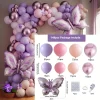 Papillon Violet Pastel