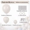 Beige Sable et Blanc