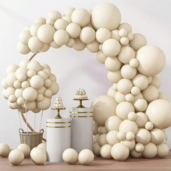 Beige Sable et Blanc