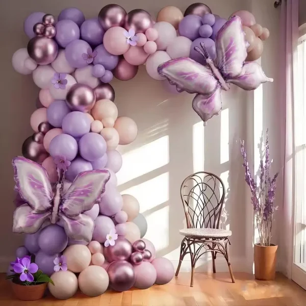Papillon Violet Pastel