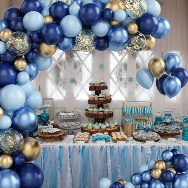 Ballons Bleu et Or
